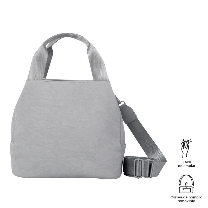 Lunchbag Bow L Grey G79