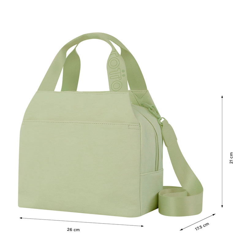 Lunchbag Bow L Green V0V