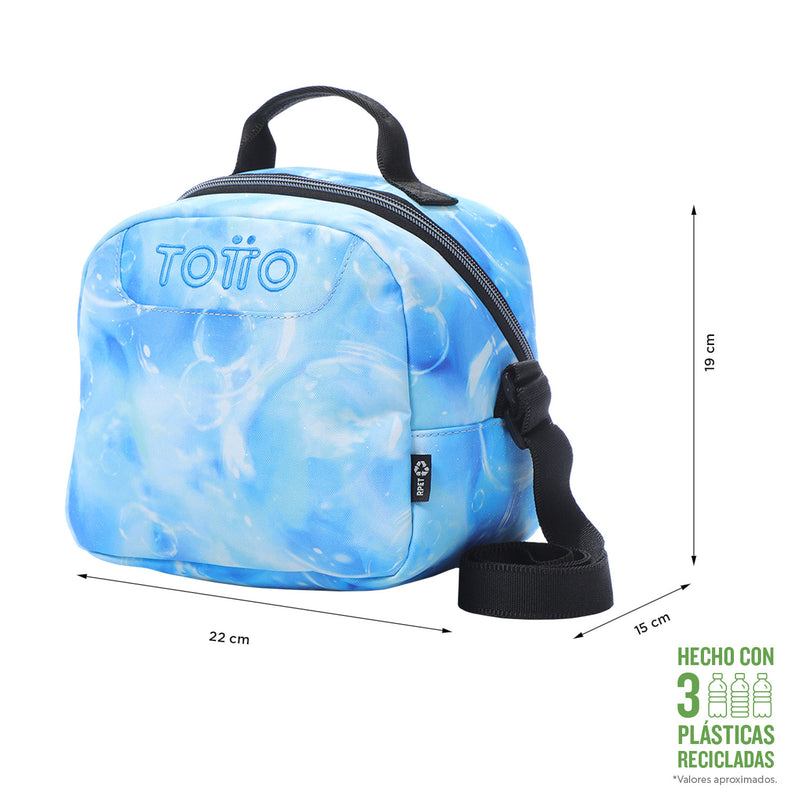 Lunchbag Borrador Glitter Blue 9J7