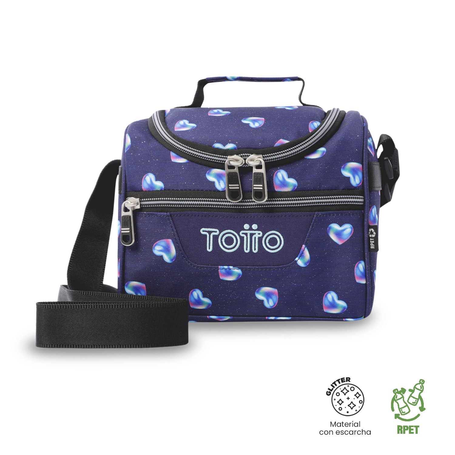 Lunchbag PIZARRA GLITTER  4FE