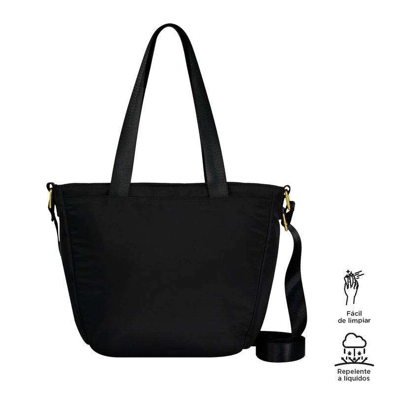 Lunchbag Pasiflora Black N01