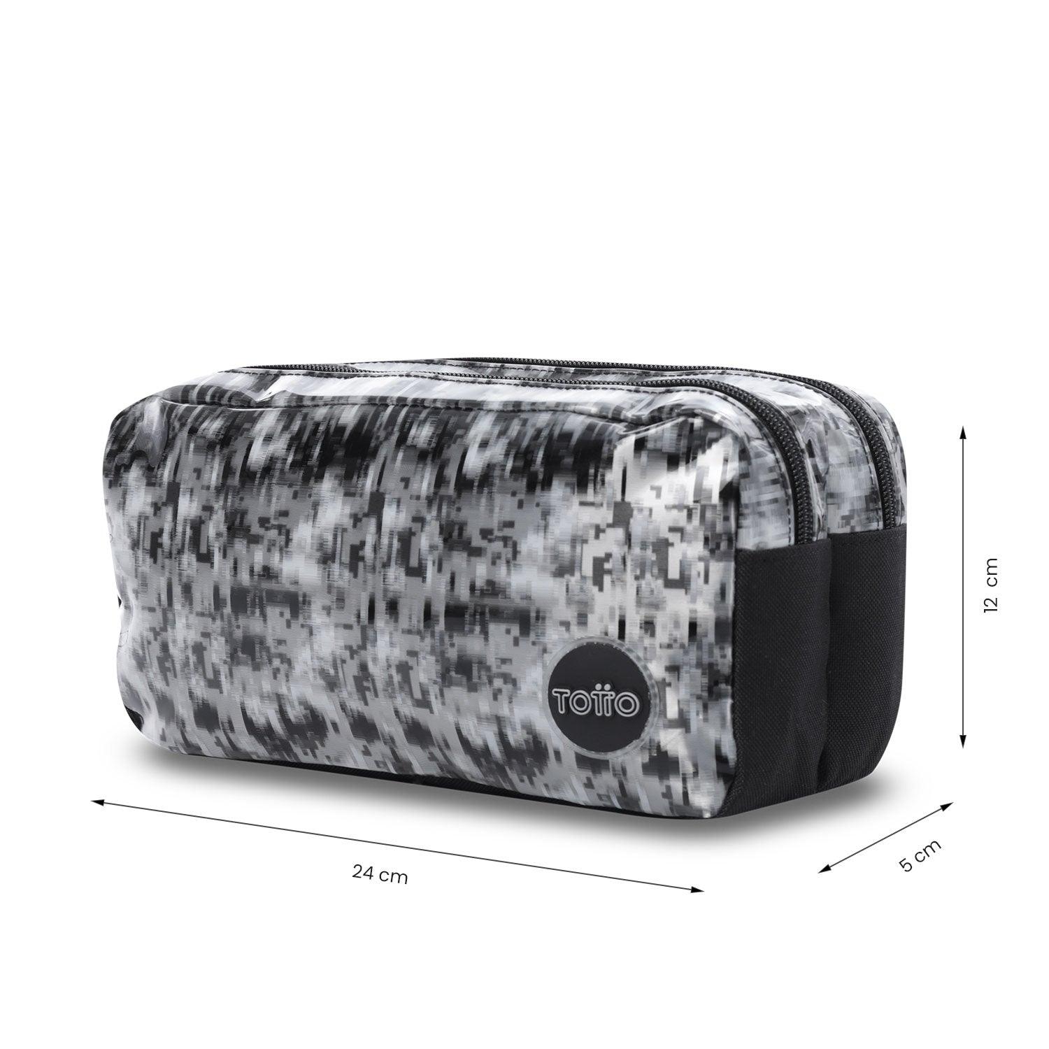 Pencilcase PIXEL BLACK M 3EA