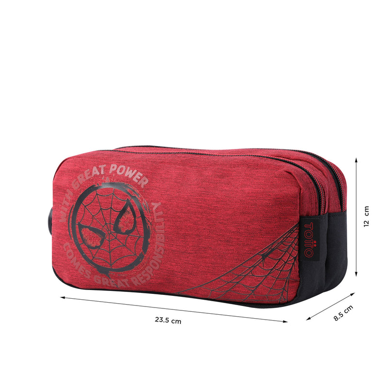 Pencilcase for Men Spiderman Red R90U