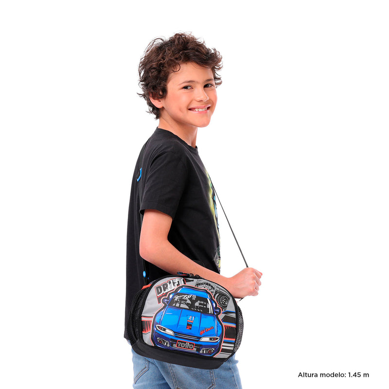 Lunchbag for Boy Racing White 5HRU