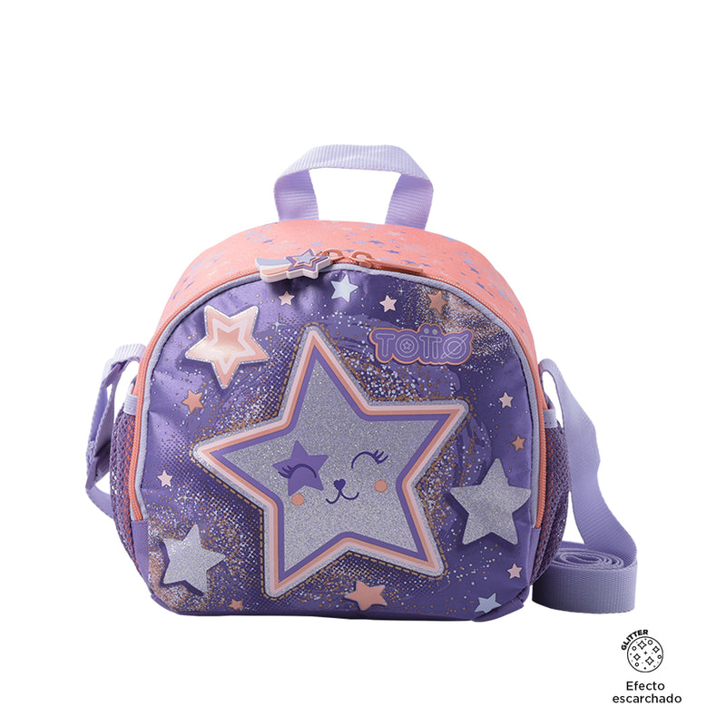 Lunchbag for Girl Star Cat Purple 4Q8U