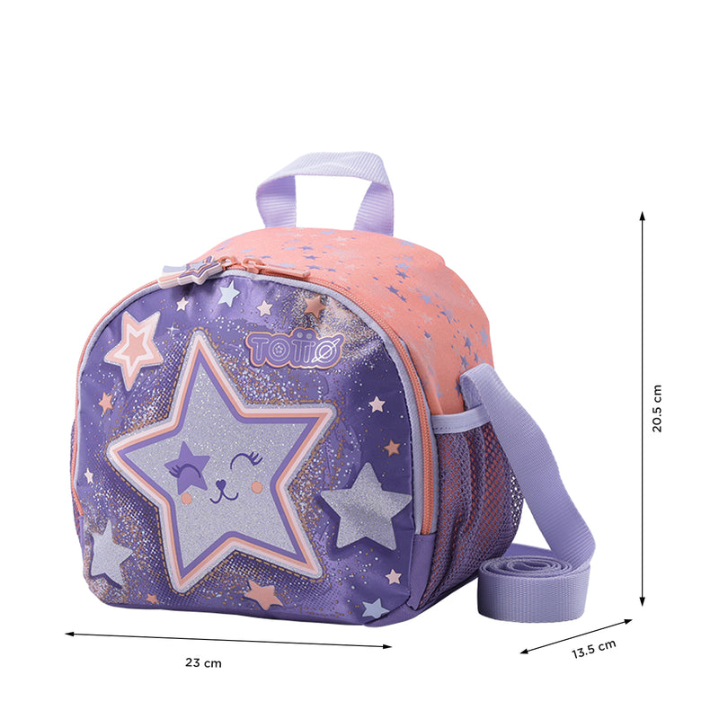 Lunchbag for Girl Star Cat Purple 4Q8U