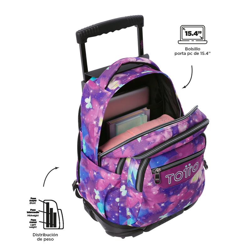 Wheeled Backpack RENGLON GLITTER 5Q6