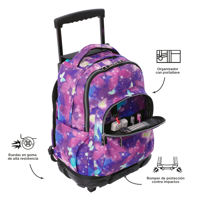 Wheeled Backpack RENGLON GLITTER 5Q6