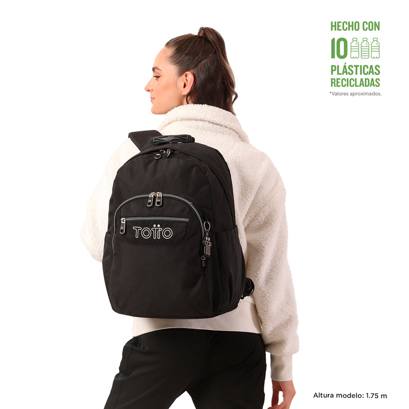 Backpack Unisex Acuarela Black N01