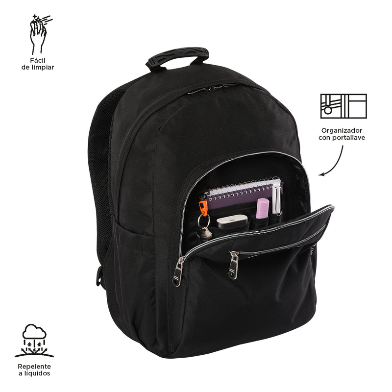 Backpack Unisex Acuarela Black N01