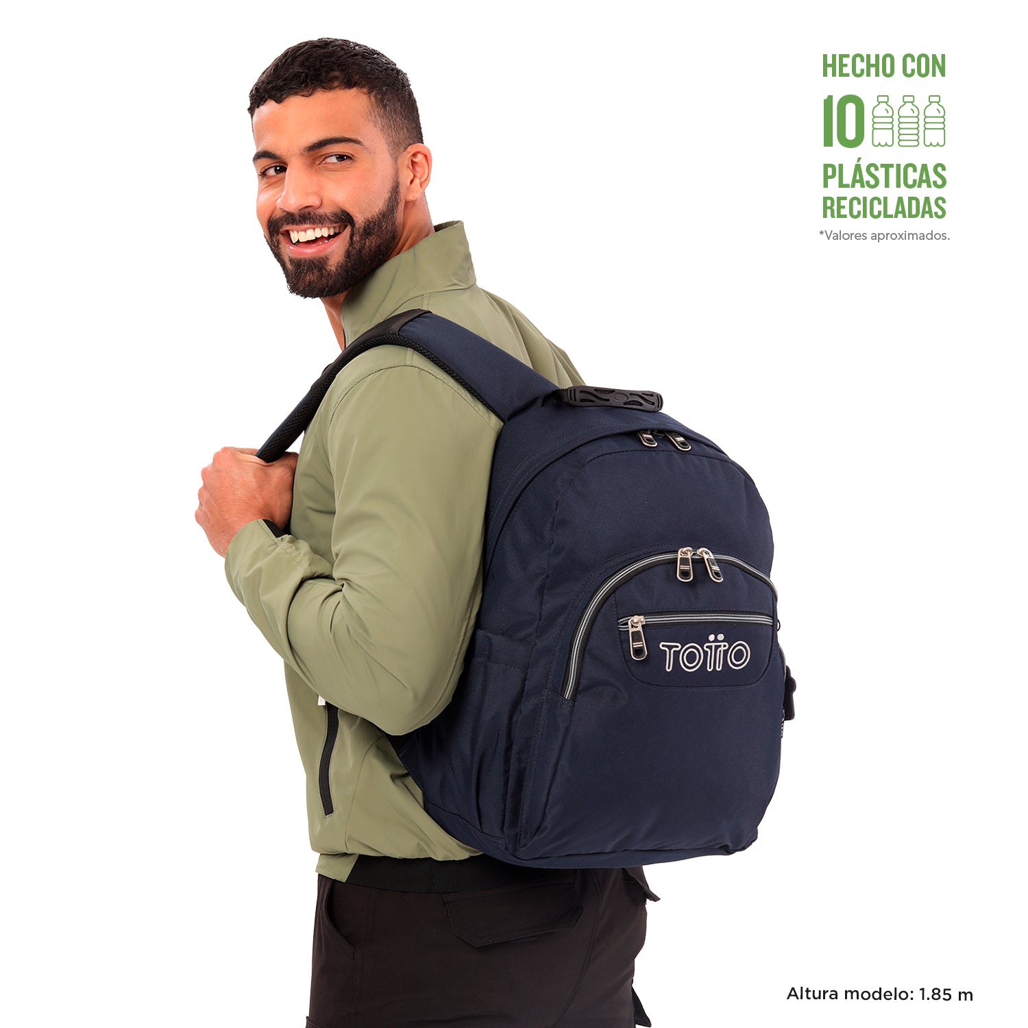 Backpack Acuarela Blue Z04 – Totto Guyana