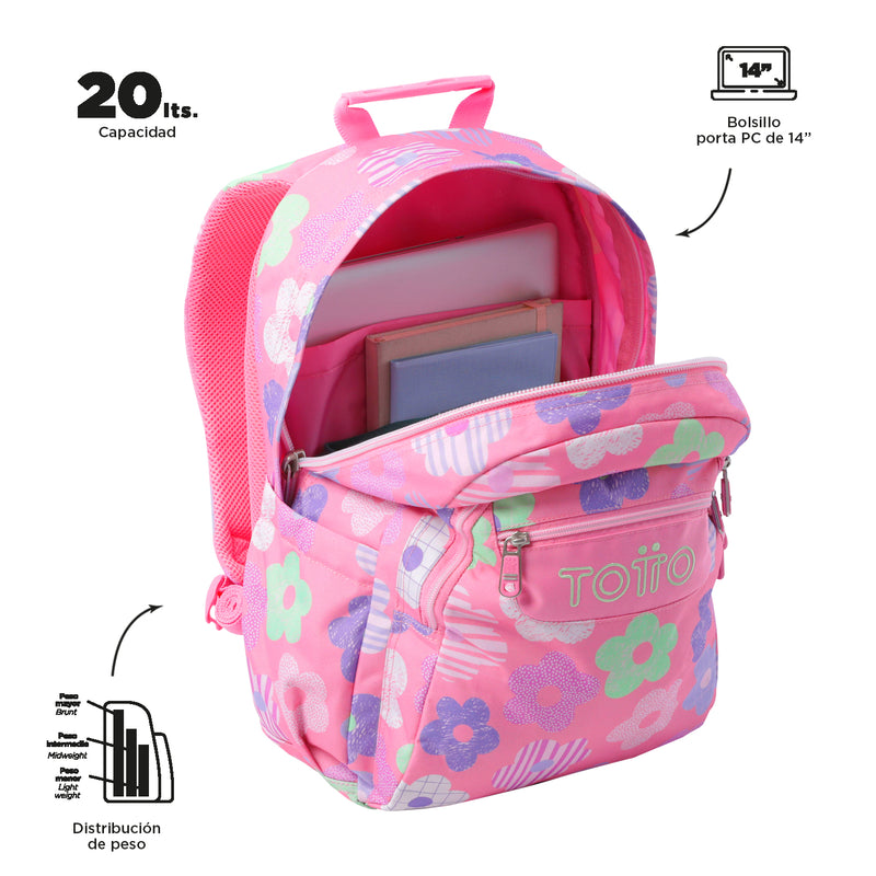 Backpack Acuarela Pink 0KE