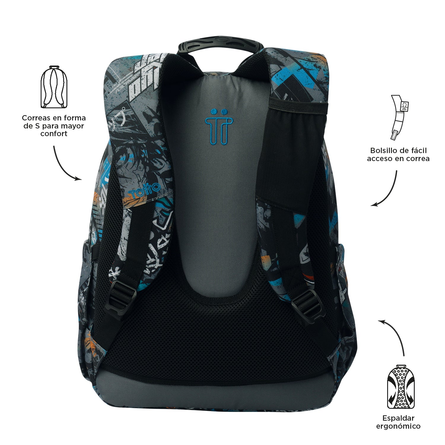 Totto Zaino Gioventù Mecanil Rosso | Dressinn Totto Zaino Gioventù Mecanil Rosso | Dressinn