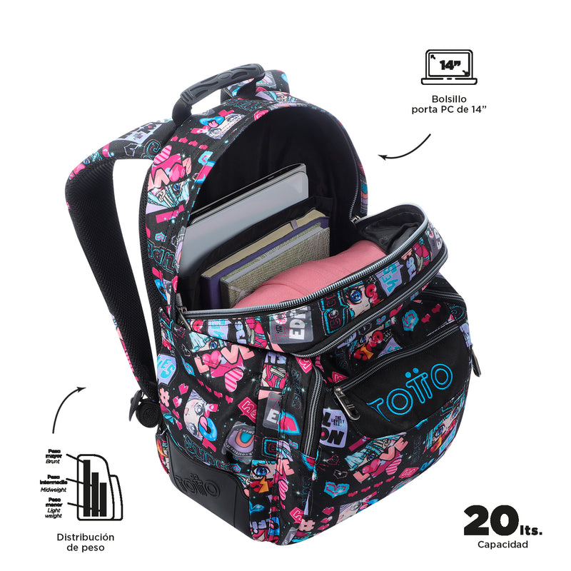 Backpack Rayol Black 6CZ