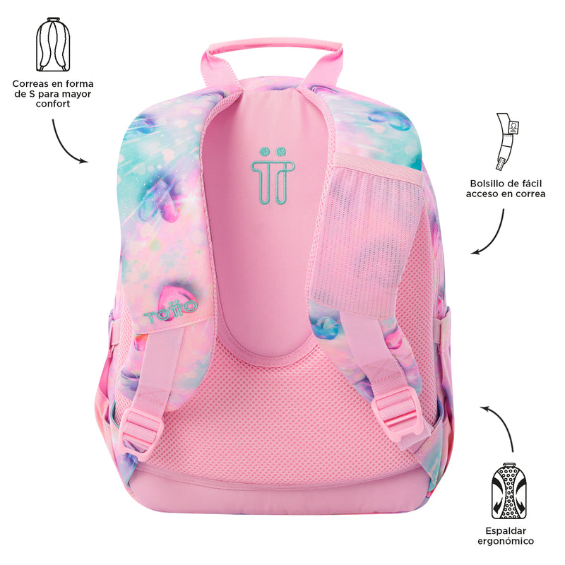 Backpack TEMPERA GLITTER 1KB