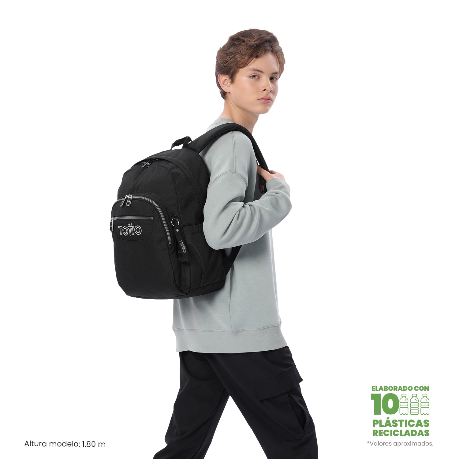 Backpack ACUARELA ECOLE SOLID  N01