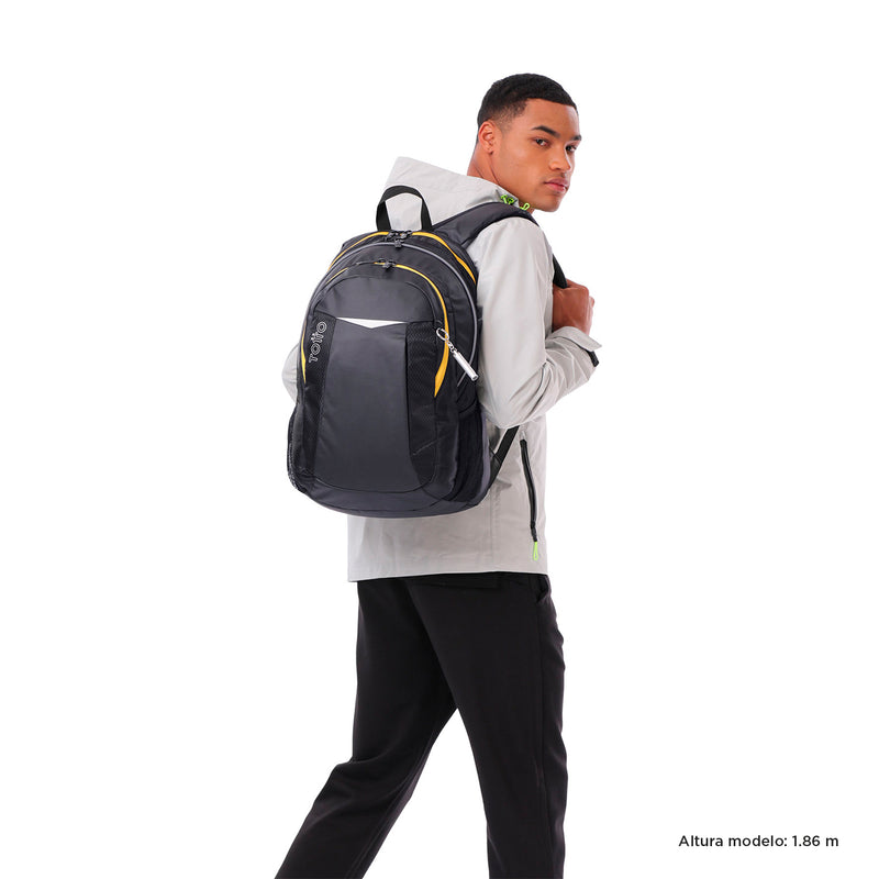 Backpack PC Pocket 15.4" Titanio 2.0 Black Hombre N01