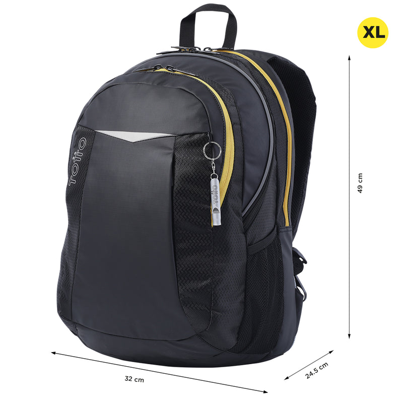 Backpack PC Pocket 15.4" Titanio 2.0 Black Hombre N01