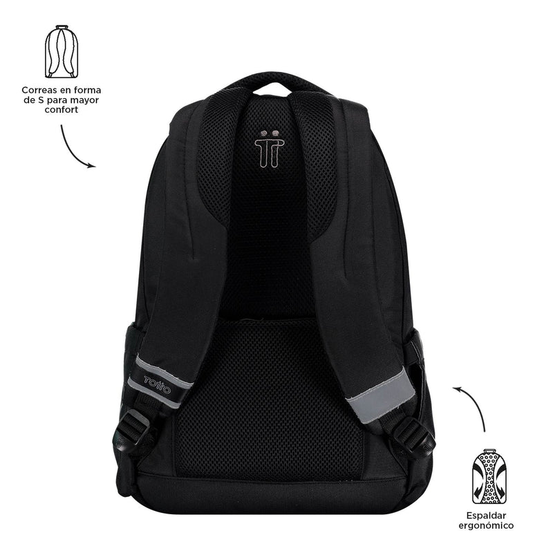 Backpack PC Pocket 14" P Tablet Y Pc Misisipi Black Unisex N01