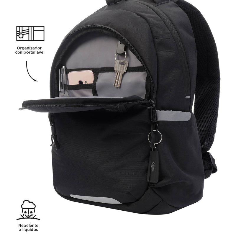 Backpack PC Pocket 14" P Tablet Y Pc Misisipi Black Unisex N01