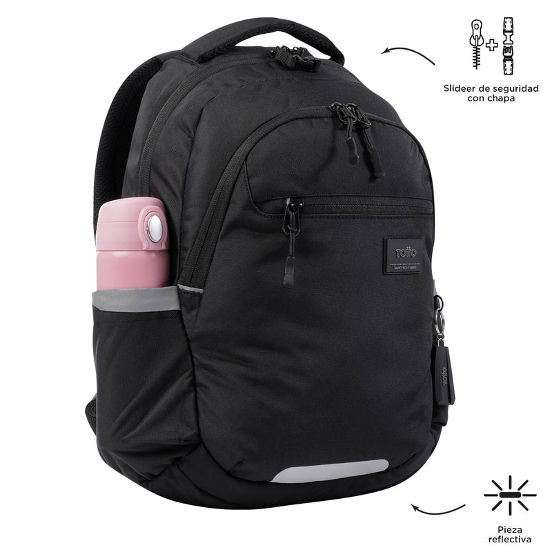 Backpack PC Pocket 14" P Tablet Y Pc Misisipi Black Unisex N01