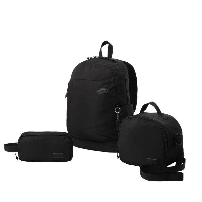KIT X 3 Backpack + Lunchbag + Pencilcase YUNO N01