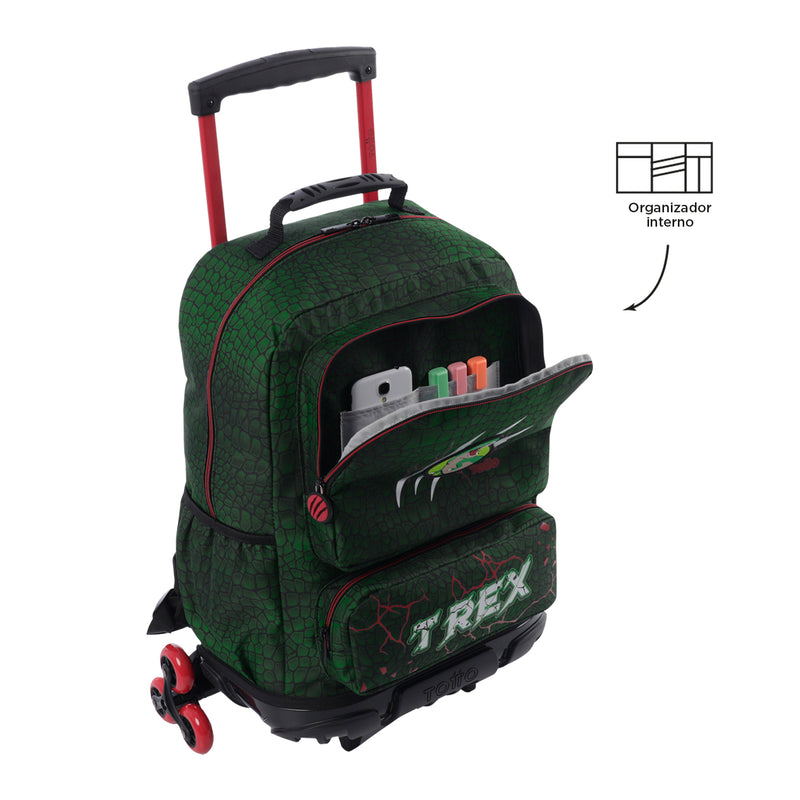 Wheeled Backpack 3 RUE REX DINO L 6D7