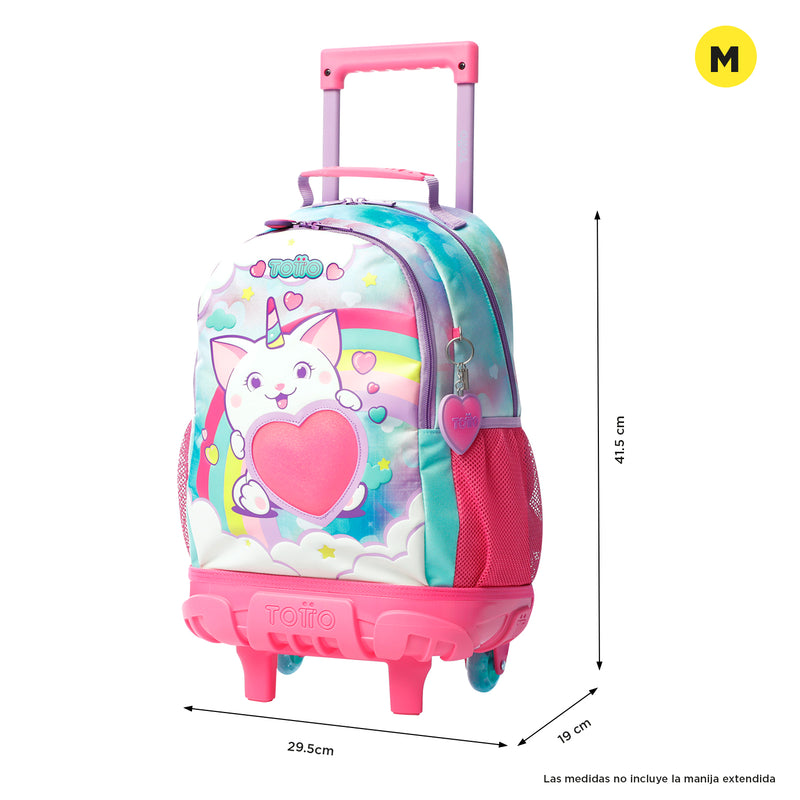 Wheeled Backpack RUE BOMPER SWEETY HEART M 9JE