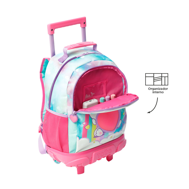 Wheeled Backpack RUE BOMPER SWEETY HEART M 9JE