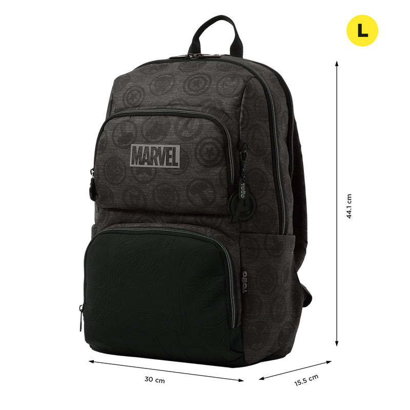 Backpack PC Pocket 14" Avengers Heroes Grey G03L