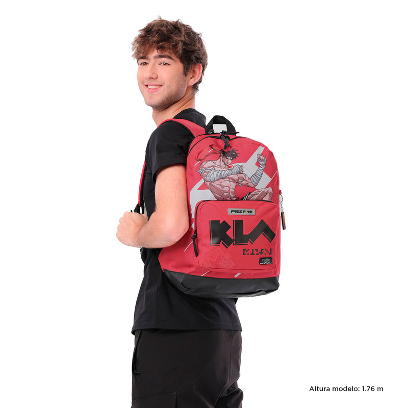 Backpack PC Pocket 14" Free Fire 2.0 Kla Red R18L