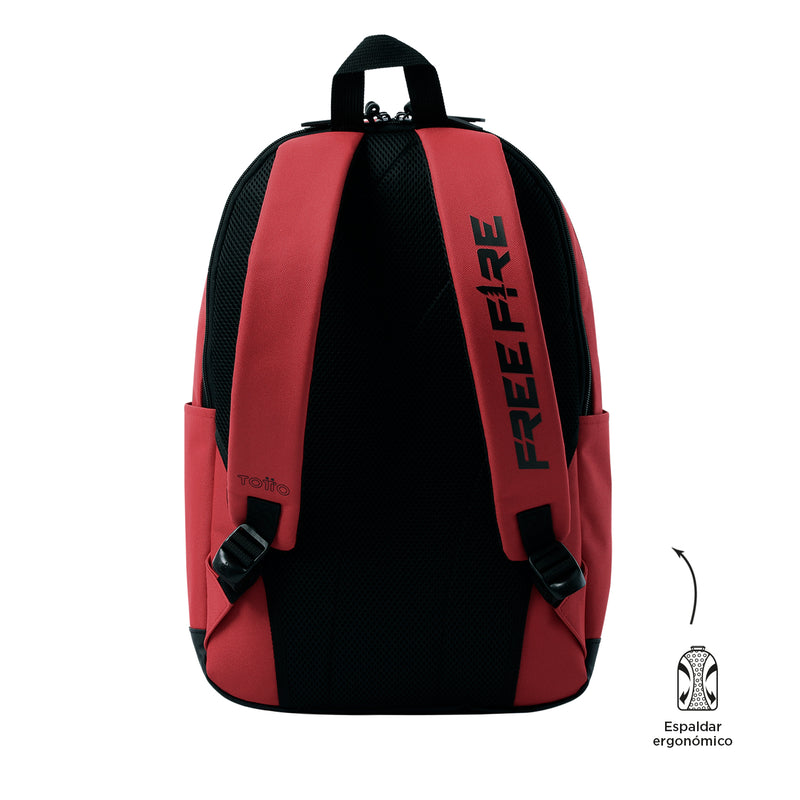 Backpack PC Pocket 14" Free Fire 2.0 Kla Red R18L