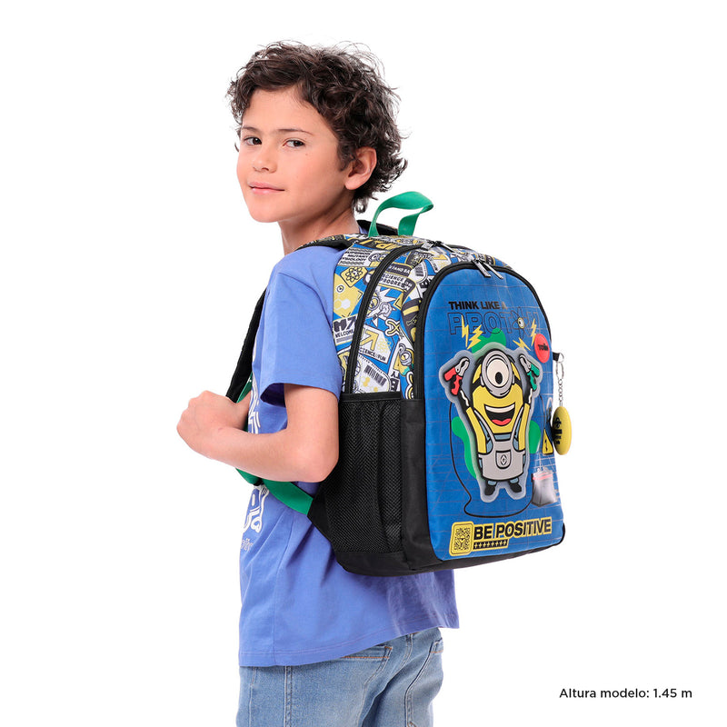 Backpack Minions Chemical M Blue 8JPM