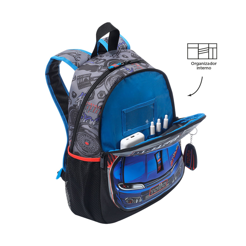 Backpack Racing M White 5HRM