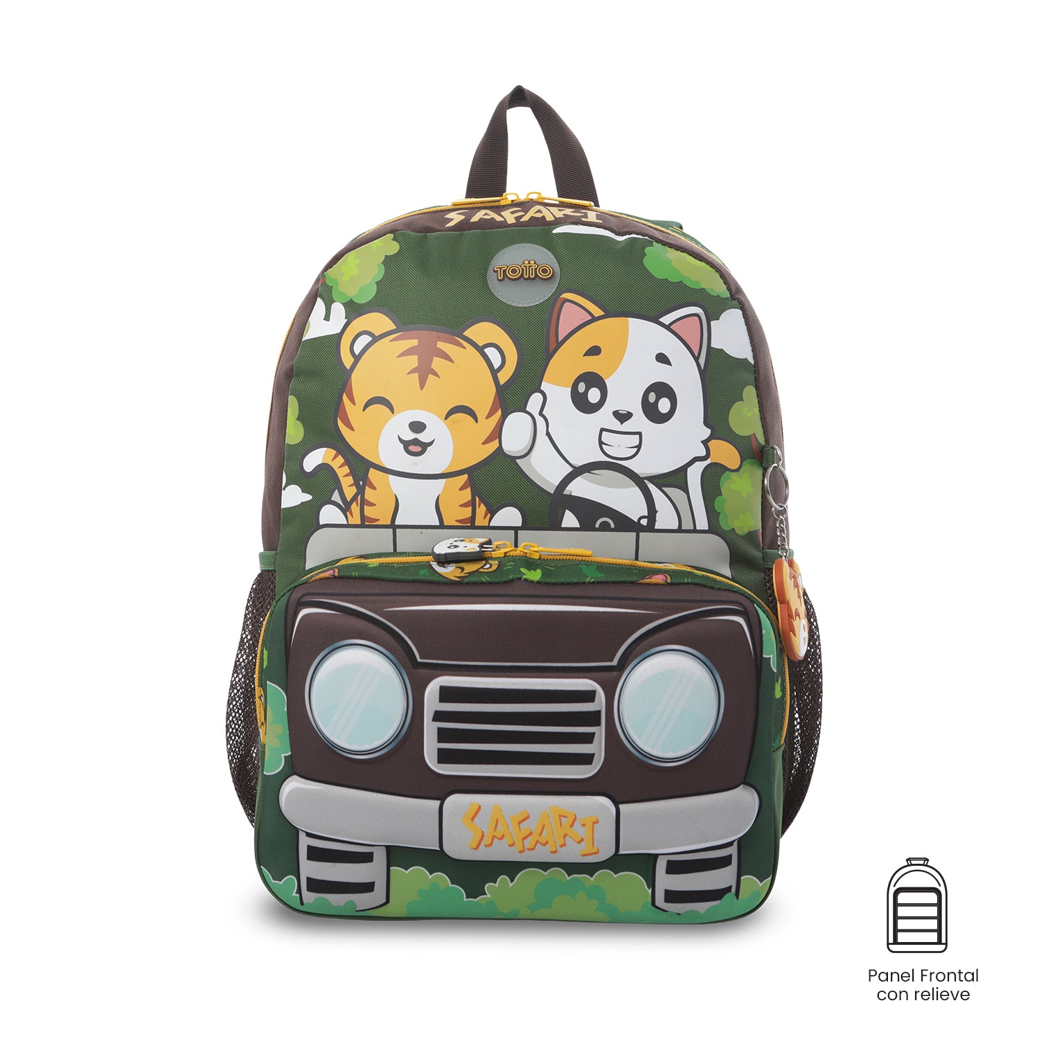 Kit X 2 Backpack + Colouring Book SAFARI M  7VT