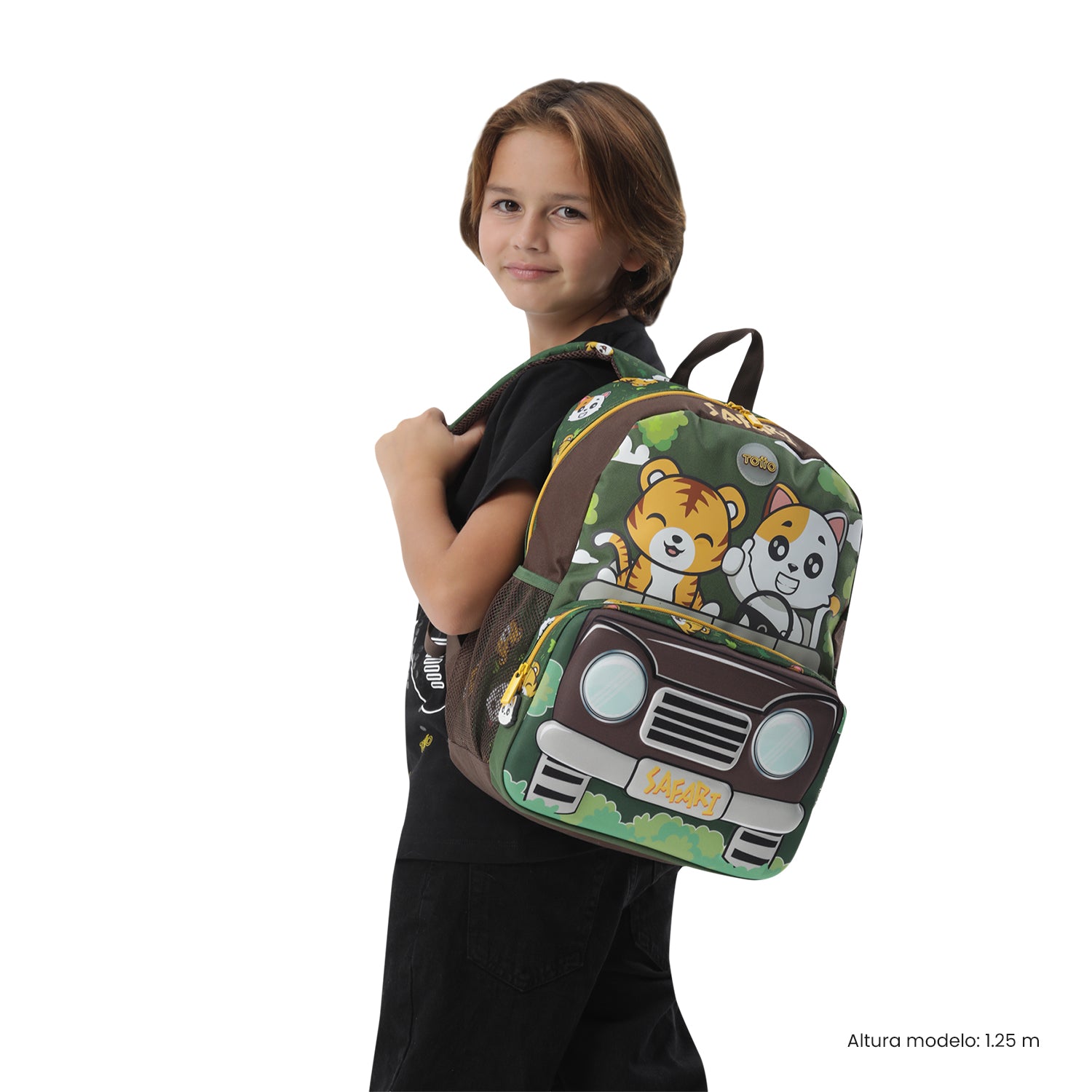 Kit X 2 Backpack + Colouring Book SAFARI M  7VT