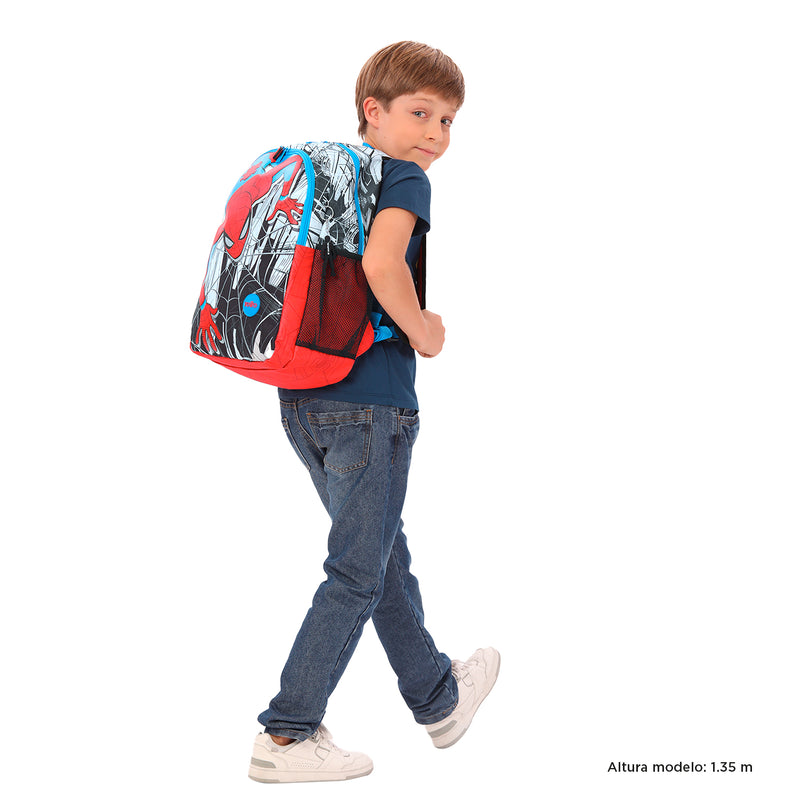 Backpack Spiderman City L White 5HNL