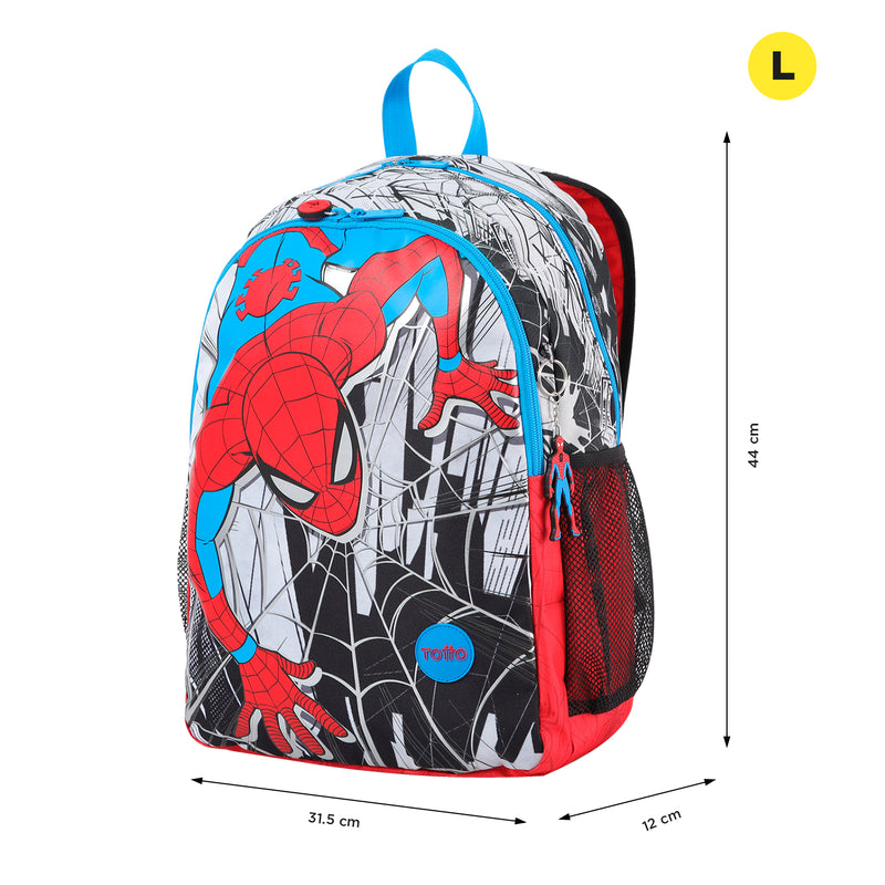 Backpack Spiderman City L White 5HNL