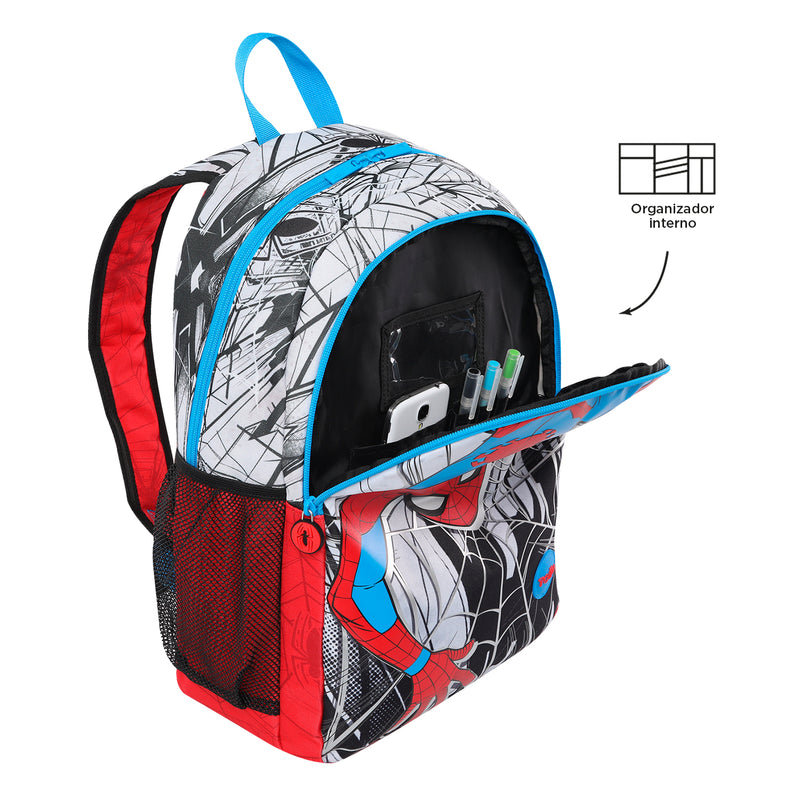 Backpack Spiderman City L White 5HNL