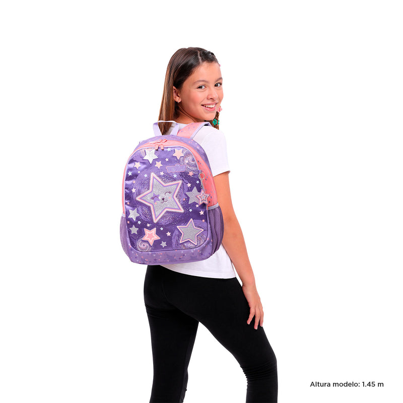 Backpack Star Cat M Purple 4Q8M