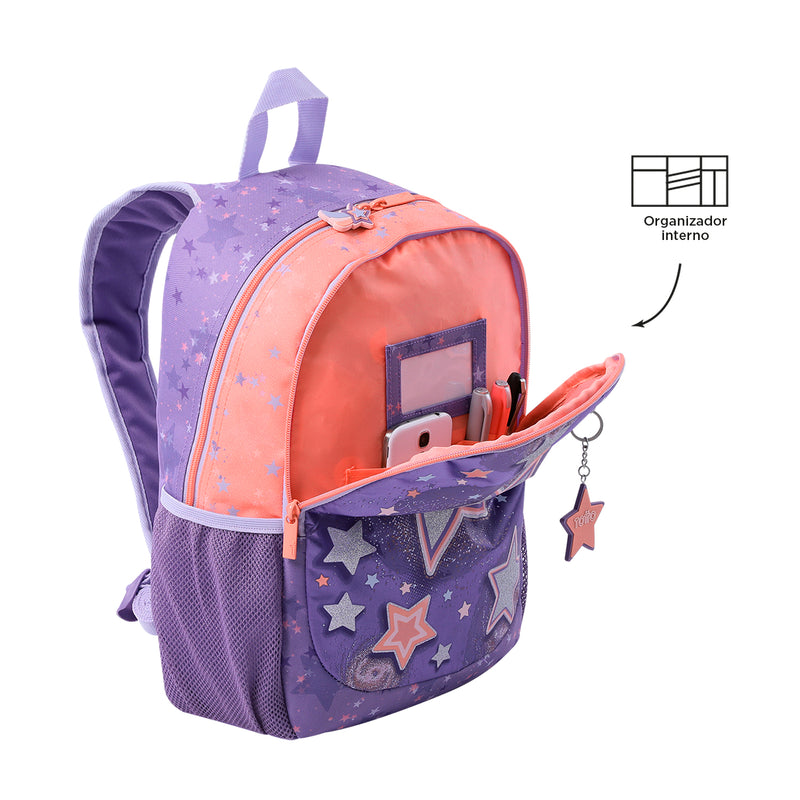 Backpack Star Cat M Purple 4Q8M