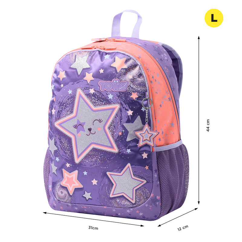 Backpack Star Cat L Purple 4Q8L