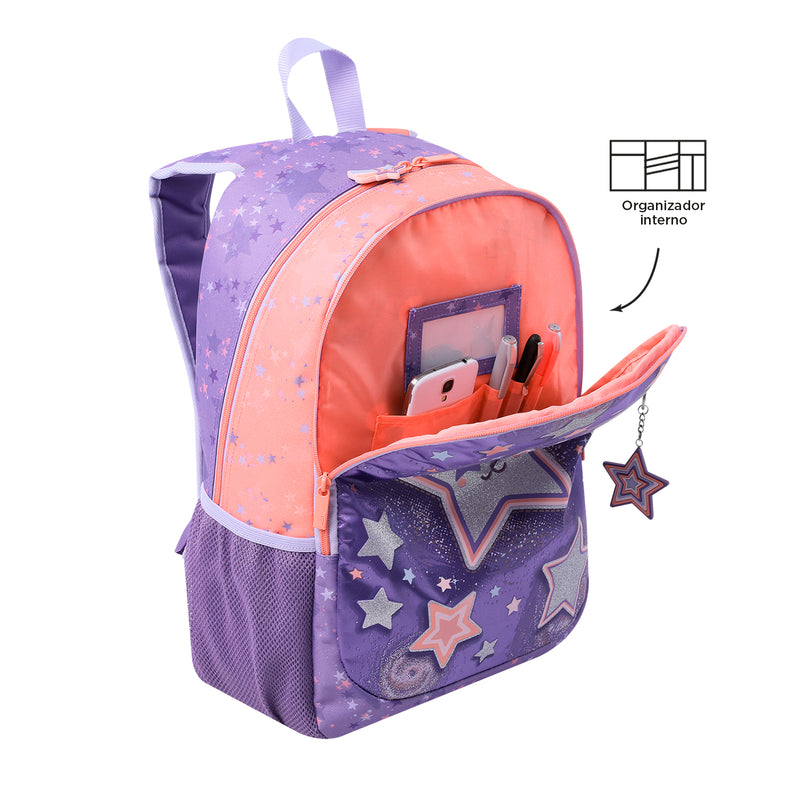 Backpack Star Cat L Purple 4Q8L