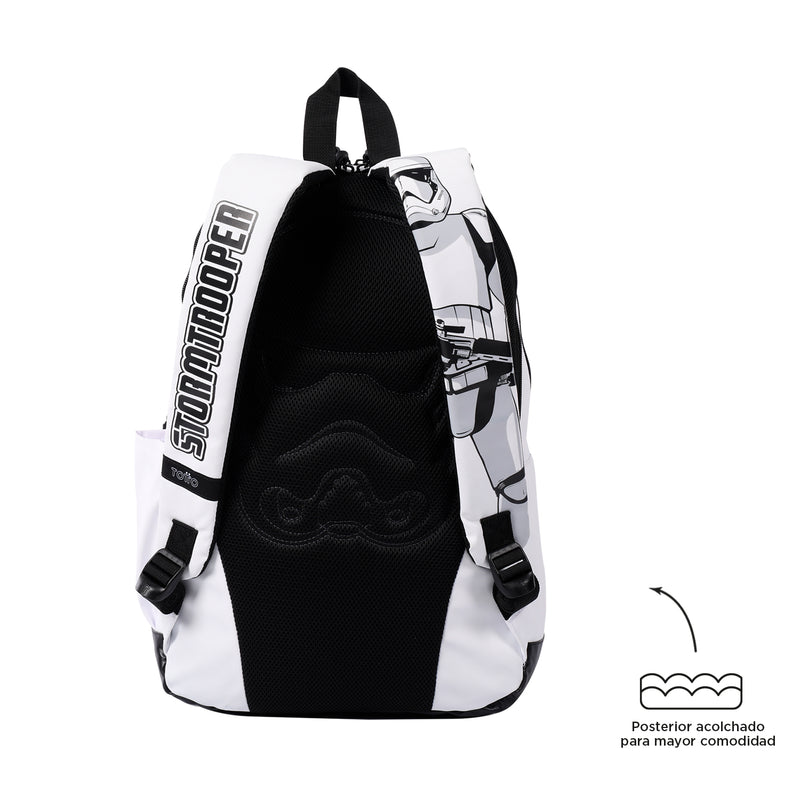 Backpack PC Pocket 14" Star Wars Stormtrooper White B01M