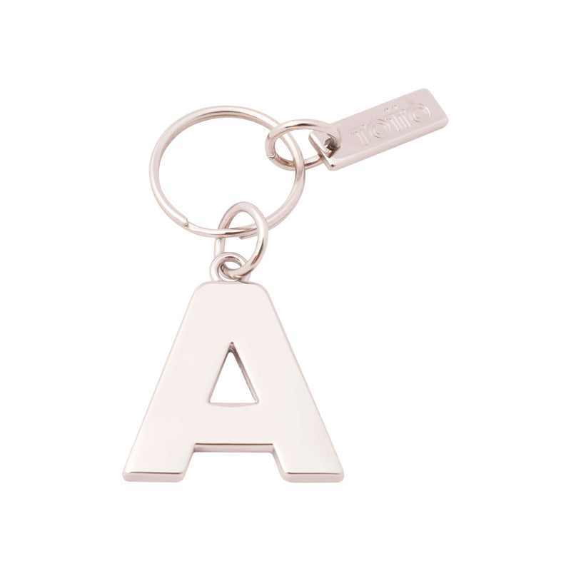 Metal keychain ABC / A