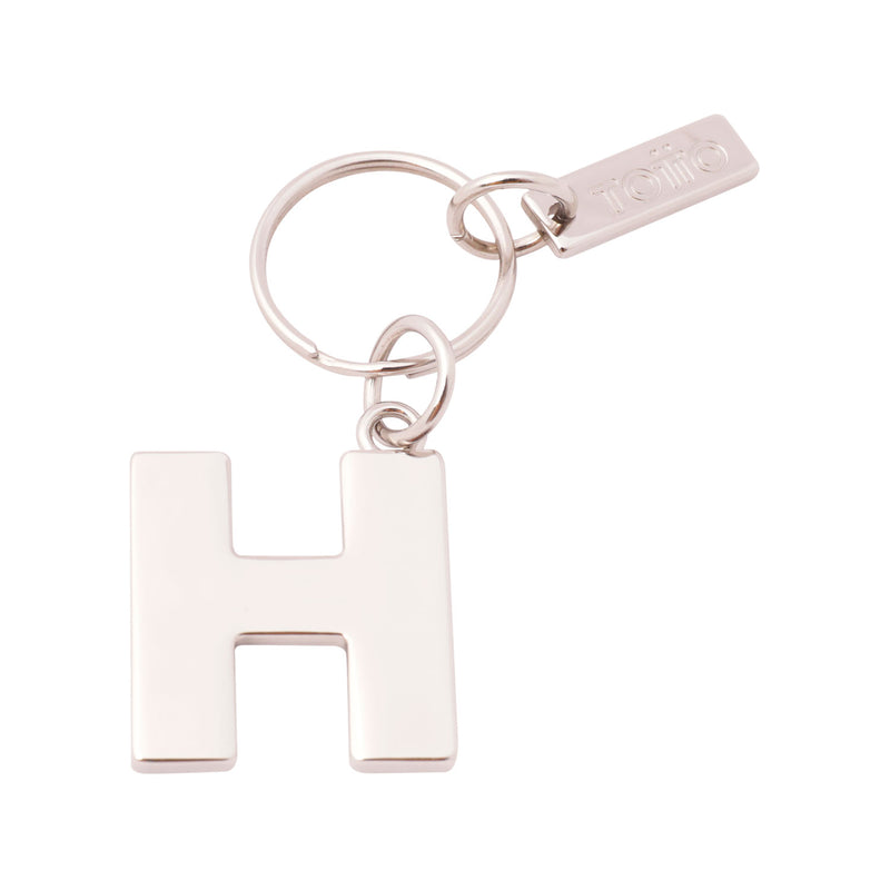 Metal keychain ABC / H