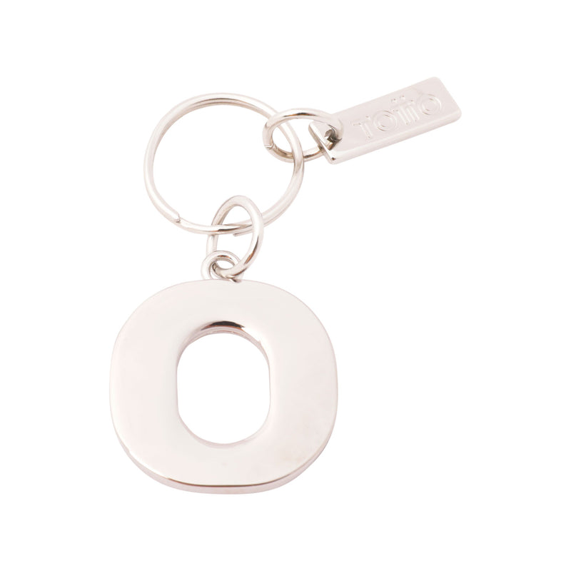 Metal keychain ABC / O