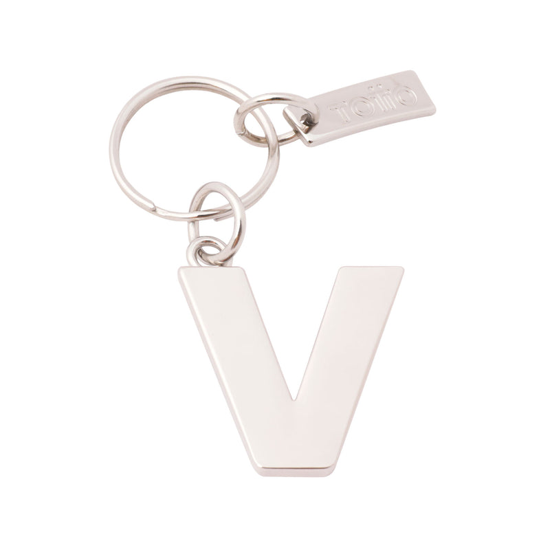 Metal keychain ABC / V