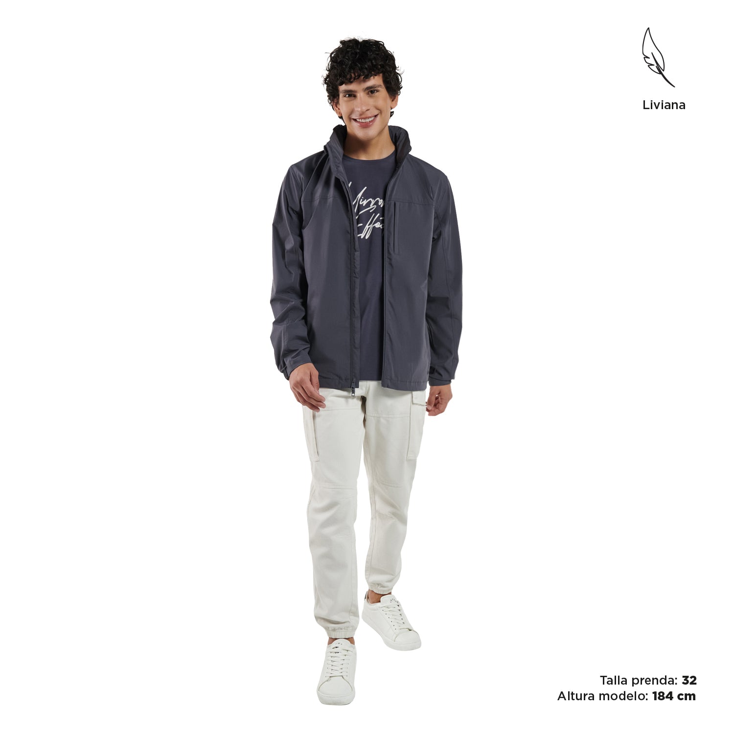 Traverly Grey Men's Jacket G1O Medium