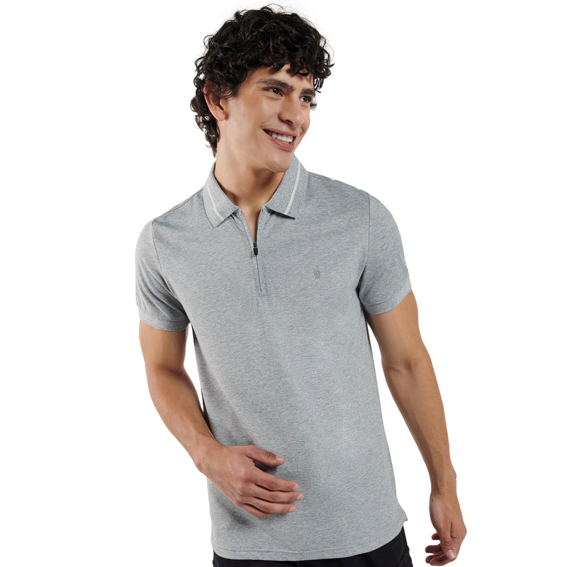 Zugery Polo Shirt Men Grey G04